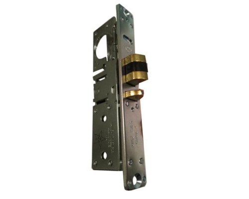 Adams Rite 4512-25-313 Standard Deadlatch with Bevel Faceplate and Strike in Dark Bronze Anodized