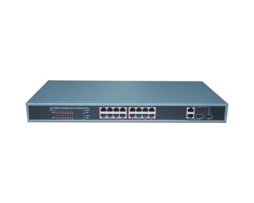 NUUO CH-POE-18P-250 18 Ch POE switch w/16 RJ-45