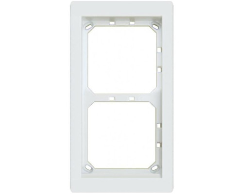 Alpha MT2W 2Hx1W Module Panel Frame - White