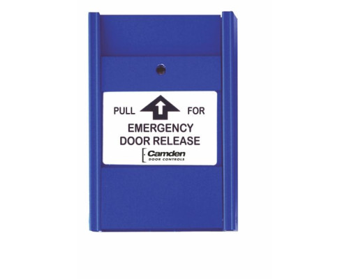 Camden Door Controls CM-701EDR 1 x N/C Switch, 'Pull for Emergency Door Release'