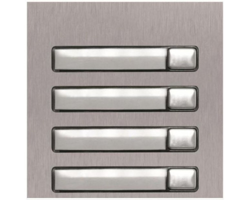 Alpha NX3140 4 Buttons Nexa Panel Module-Stainless Steel