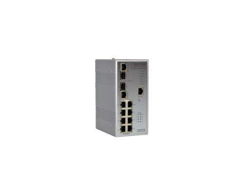 Comnet CNGE2FE8MSPOE+C Managed Ethernet Switch with (8) 10/100 BASE-TX + (2) 10/100/1000 BASE-TX/FX Combo Ports