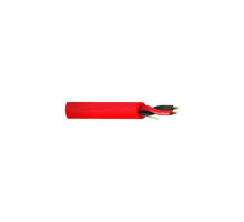 West Penn 60980BSRD1000 2 Conductor, 18 AWG Solid Unshielded Fire Alarm Cable, 1000', Red