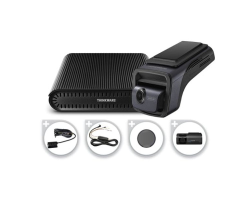 Thinkware TW-U3000D64CO-EXBH-SH U3000 Front + Rear Dash Camera Bundle (with iVolt Mini Extension Battery)