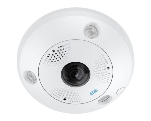 ENS SIPSFCMS-13-E 12 Megapixel Network Fisheye Security Camera, 1.29mm Lens