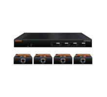 Linear XT-HDBT-MX44-4K-KIT Xantech HDBaseT 4x4 Matrix Kit with 4 HDBT Receivers - 70m (4K up to 40m)