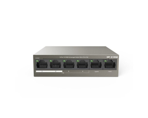 IP-COM F1106P-4-63W 6-Port 10/100M Unmanaged Switch With 4-Port PoE