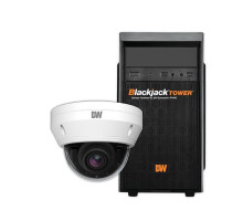 Digital Watchdog DW-MTDV9KIT34 Blackjack Mid-Size Tower NVR, 3TB with 4 X 5MP Vandal Dome IP Camera, 2.8~12mm Lens