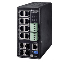 Vivotek AW-IHT-1271 12 Ports Industrial VivoCam L2+ Managed PoE Switch