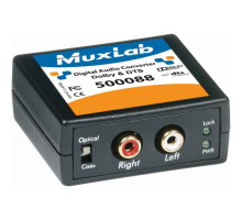 Muxlab 500088 Digital Audio 5.1-Channel & DTS Converter