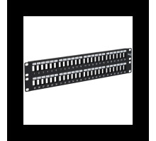 ICC IC107BP482 48-Port HD Flush Mount Blank Patch Panel, 2 RMS