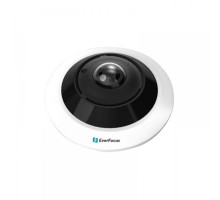 EverFocus EFN1590 5-Megapixel IR & WDR Fisheye Camera 360° Panoramic View 1.1mm Lens