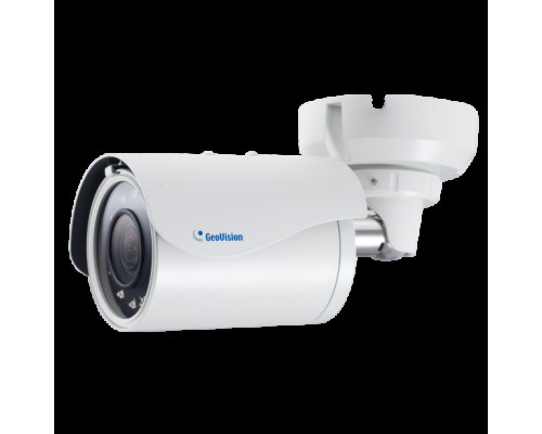 Geovision 88-BL37000-0020 3 Megapixel Network IR Outdoor Bullet Camera, 3-9mm Lens