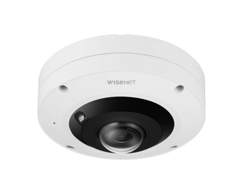 Hanwha Vision XNF-9013RV X series 12 Megapixel Sensor AI IR 360° Outdoor Fisheye Camera with 1.08mm Lens