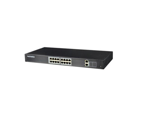 ICRealtime PWR-POE-16 16 Port Full Gigabit POE Switch 250W Max