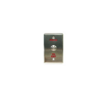 Geovision 81-PB410-001 PB41 Push Button, W-76mm Red Word