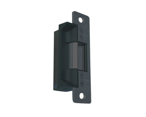 Adams Rite 7140-510-335-00 Electric Strike 24VDC Standard / Fail-Secure in Black Anodized, 1-1/16