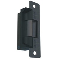 Adams Rite 7160-510-335-00 Electric Strike 24VDC Standard / Fail-Secure in Black Anodized, 1-1/16