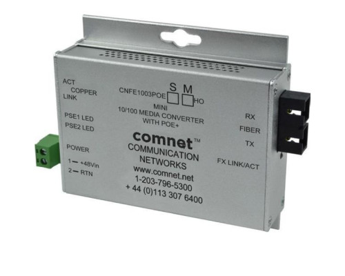 Comnet CNFE1004BPOEMHO/M 100 Mbps Ethernet 2 Port Media Converter