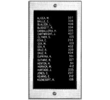 Alpha VIP022D 22 Name Directory Unit-Stainless Steel