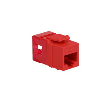 ICC IC1078F6RD HD CAT 6 Keystone Jack, Red