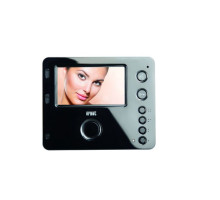 Urmet 1750-5 Mìro Hands-Free Video Door Phone, Black, 4.3” Display, 2 Voice System