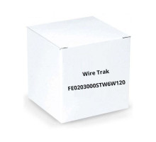 Wire Trak FE0203000STW6W120 Two Piece UV Solar Track, White, No Adhesive, 3