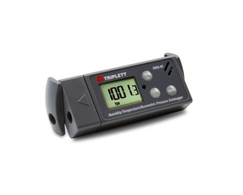 Triplett RHDL40-NIST Temperature, Humidity, & Barometric Pressure USB-PDF Datalogger - Records 16,000 Readings, 6 Languages , Download Data in PDF, Graph or Excel