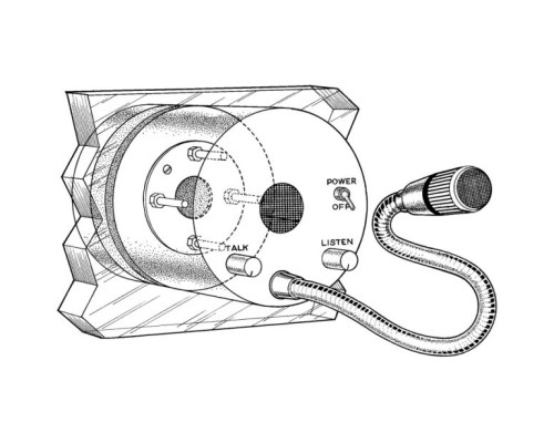 Alpha TTU-1AB-8 Talk-Thru Communicator Bullet Resistant