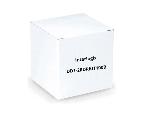 Interlogix DD1-2RDRKIT100B DirecDoor 2 Reader Kit Includes (1) DirecDoor, (2) T100 Readers Black Mini Mullion Mount