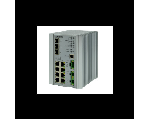 Comnet CNGE3FE8MSPoE-24 Industrially Hardened 11 Port Managed Ethernet Switch, 12-24 VDC Input