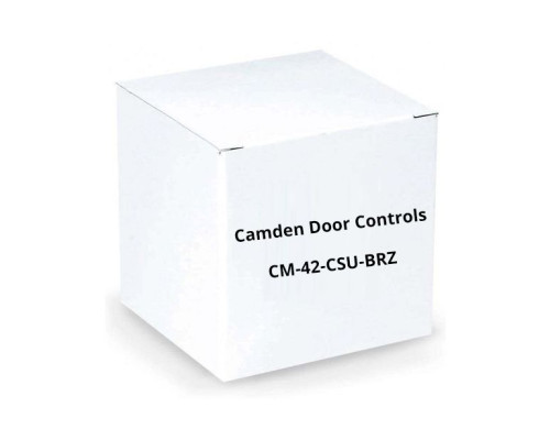 Camden Door Controls CM-42-CSU-BRZ 42' Tall No Switch Prep, 6' X 6' Bronze Finish