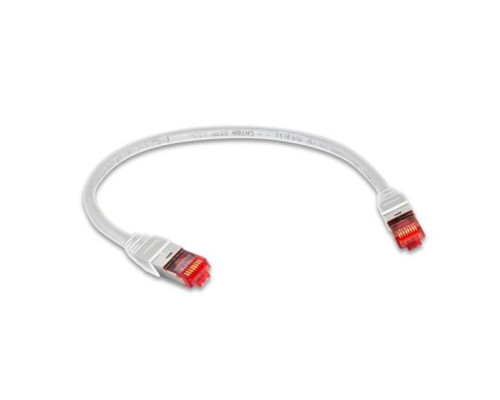 Triplett CAT6A-1WH CAT 6A 10GBPS Professional Grade, SSTP 26AWG Patch Cable 1' White