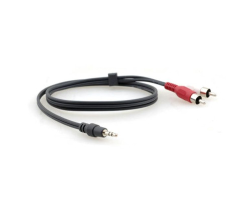 Kramer C-A35M-2RAM-15 3.5mm (M) to 2 RCA (M) Breakout Cable 15 Feet