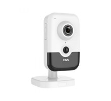 ENS SIP44C1MW-28-H 4 Megapixel IR Fixed Network Cube Security Camera, 2.8mm Lens