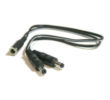 ICRealtime YSPLIT Y Splitter 1X DC Plug to 2X DC Jack 2.1MM