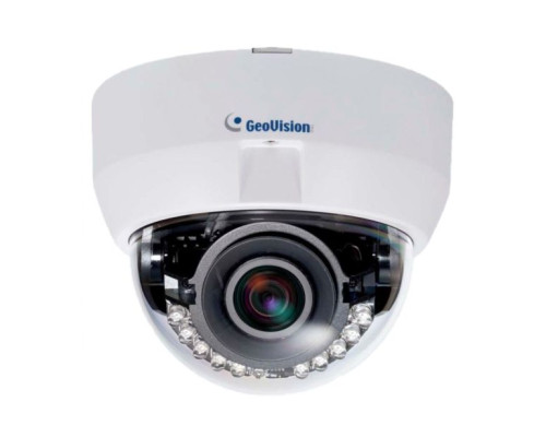 Geovision 90-FD47000-0010 GV-FD4700 4 Megapixel Indoor IR Fixed IP Dome, 2.8-12mm Lens