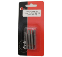 Eclipse Tools 902-375 4 Pc Star Tip 1-15/16' Power Bit Set-Sizes: T5, T10, T20, T30