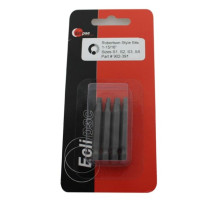 Eclipse Tools 902-391 4 Pc Robertson Style 1-15/16' Insert Bit Set-Sizes: S1, S2, S3, S4