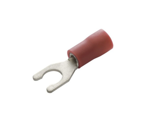 Eclipse Tools 902-429-10 Insulated Locking Spade Terminals, (Red) 22-16 AWG, #10 Stud, 10 Pcs