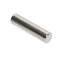 Nascom MN37150 D3/8' x L1 1/2' NdFeB Grade N35 Nickel Plated Magnet, Silver