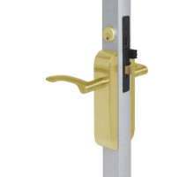 Adams Rite 2190-413-1MG-04 Dual Force Lock with Standard Flat Strike, Exterior Trim Set and 1-1/2