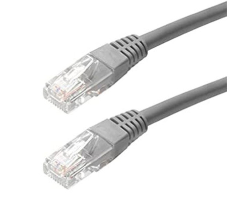 MDY Group 907101 Network CAT 5e Patch Cable RJ-45 for LAN/Ethernet/Modem, Gray, 10 Feet