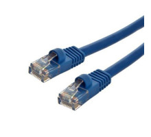 MDY Group 907113 Network CAT 5e Patch Cable RJ-45 for LAN/Ethernet/Modem, Blue 6 Feet