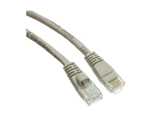 MDY Group 907143 Network CAT 6, Patch Cable RJ-45 for LAN/Ethernet/Modem, Gray, 1.5 Feet