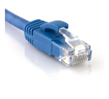 MDY Group 907159 CAT 6 Networking RJ45 Ethernet Patch Cable, 7 Feet Blue (Full Copper)