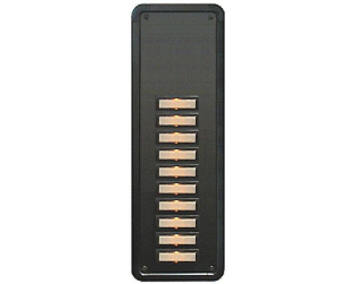 Alpha TBM10B 10 Buttons Only Panel-Brown-Flush