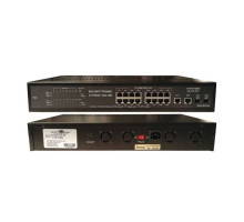 SecurityTronix ST-POEAF-16UL-RM 16 Port 10/100 Ethernet PoE Switch