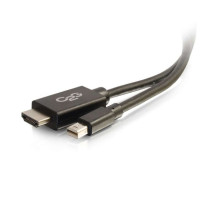 C2G CG54420 Mini DisplayPort Male to HDMI® Male Adapter Cable, Black, 3 Feet