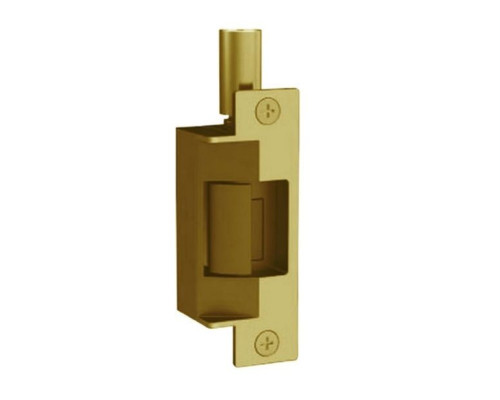 Folger Adam 712-F-12D-606-LBMLCM Fail Safe Fire Rated Electric Strike with Latchbolt & Locking Cam Monitor in Satin Brass